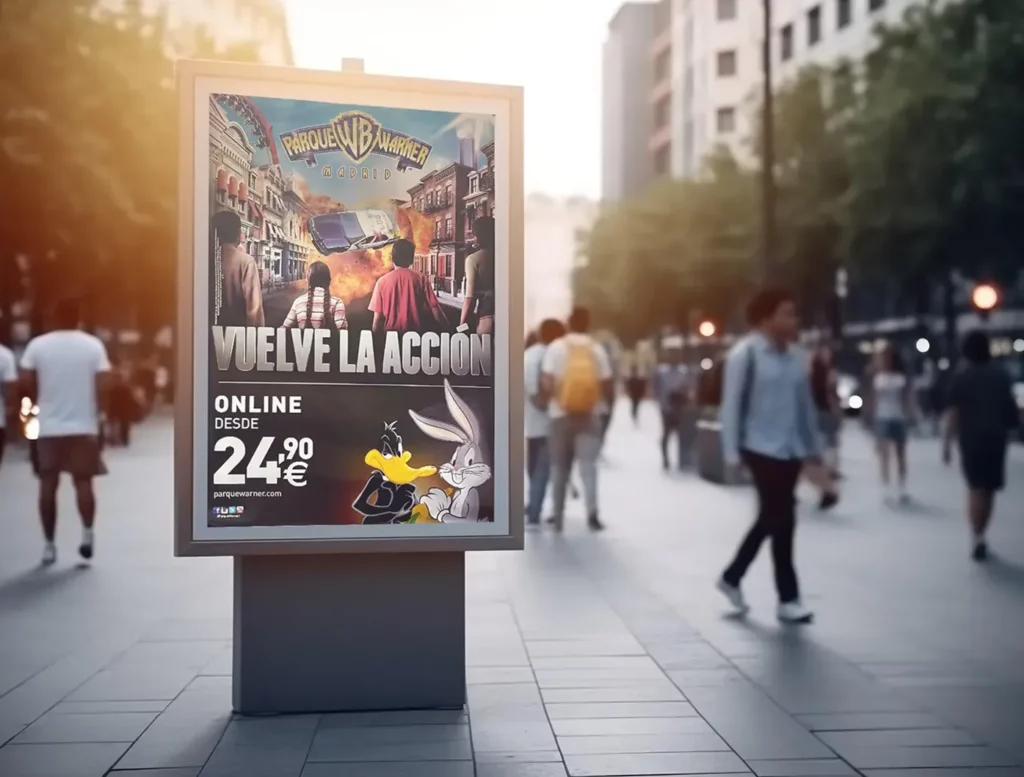 MUPI-PARQUE-WARNER-mockup MUPI PARQUE WARNER mockup